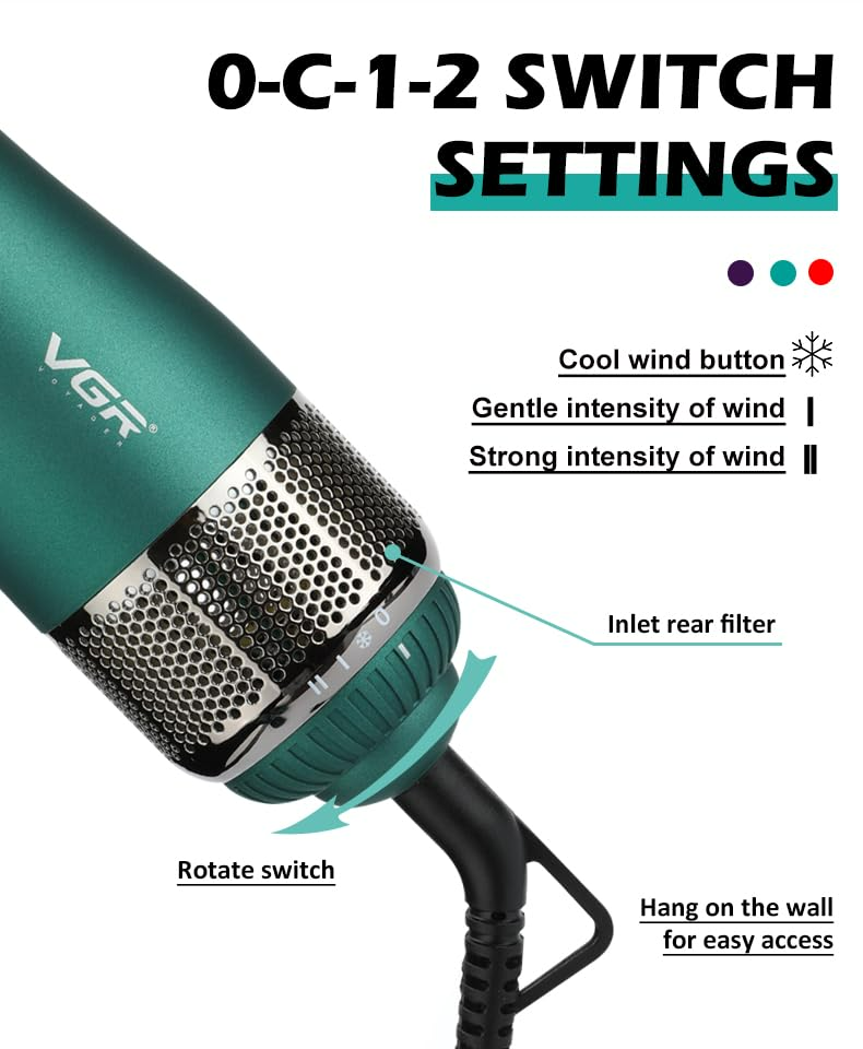 VGR V493 (4 In 1 ) Hot Air Styler For Women - Medaid International