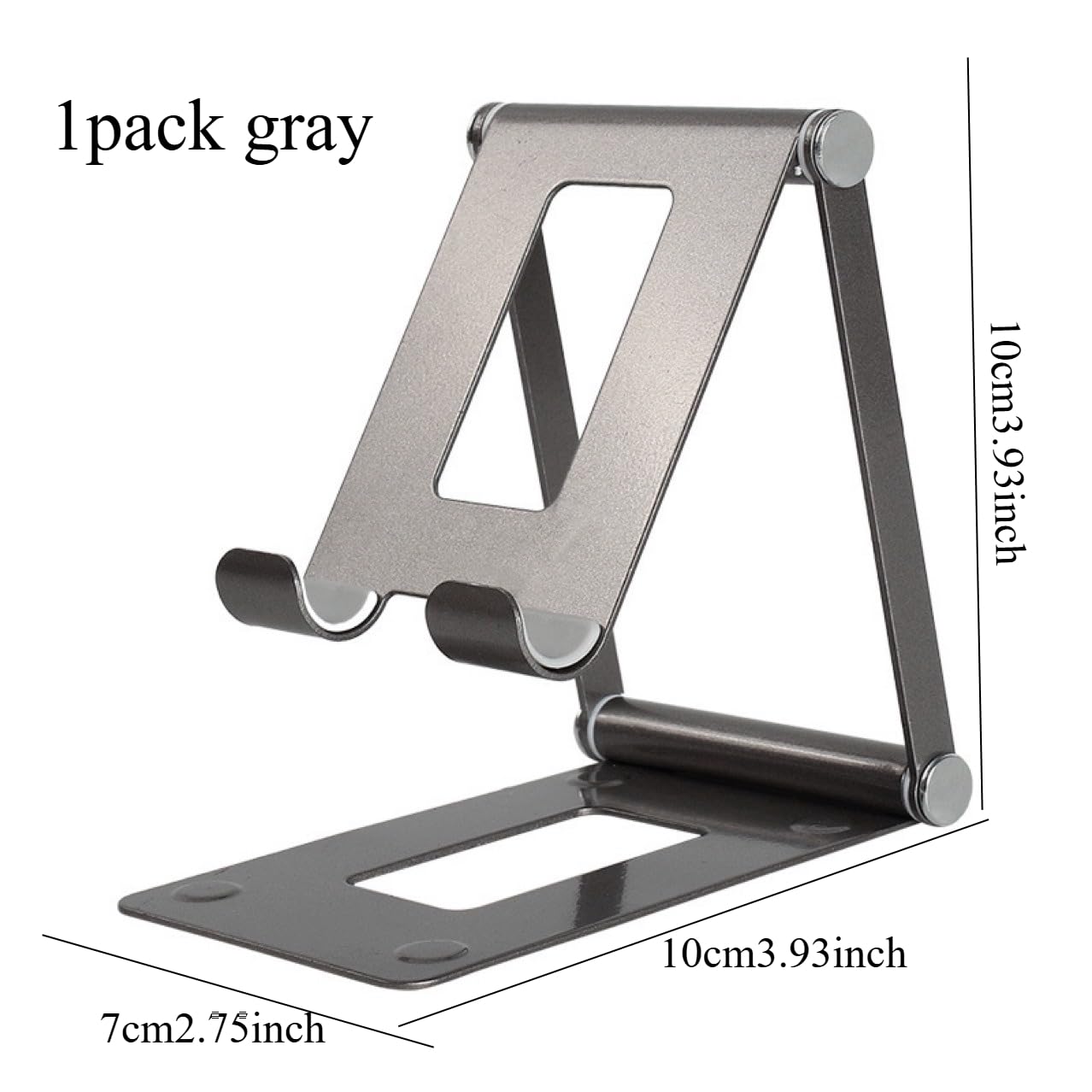 Universal Adjustable Phone Stand - 360° Tilt & Swivel Aluminum Holder for Desk, Bed, Travel Heavy-Duty Stable Base for Phones & Tablets - Medaid International