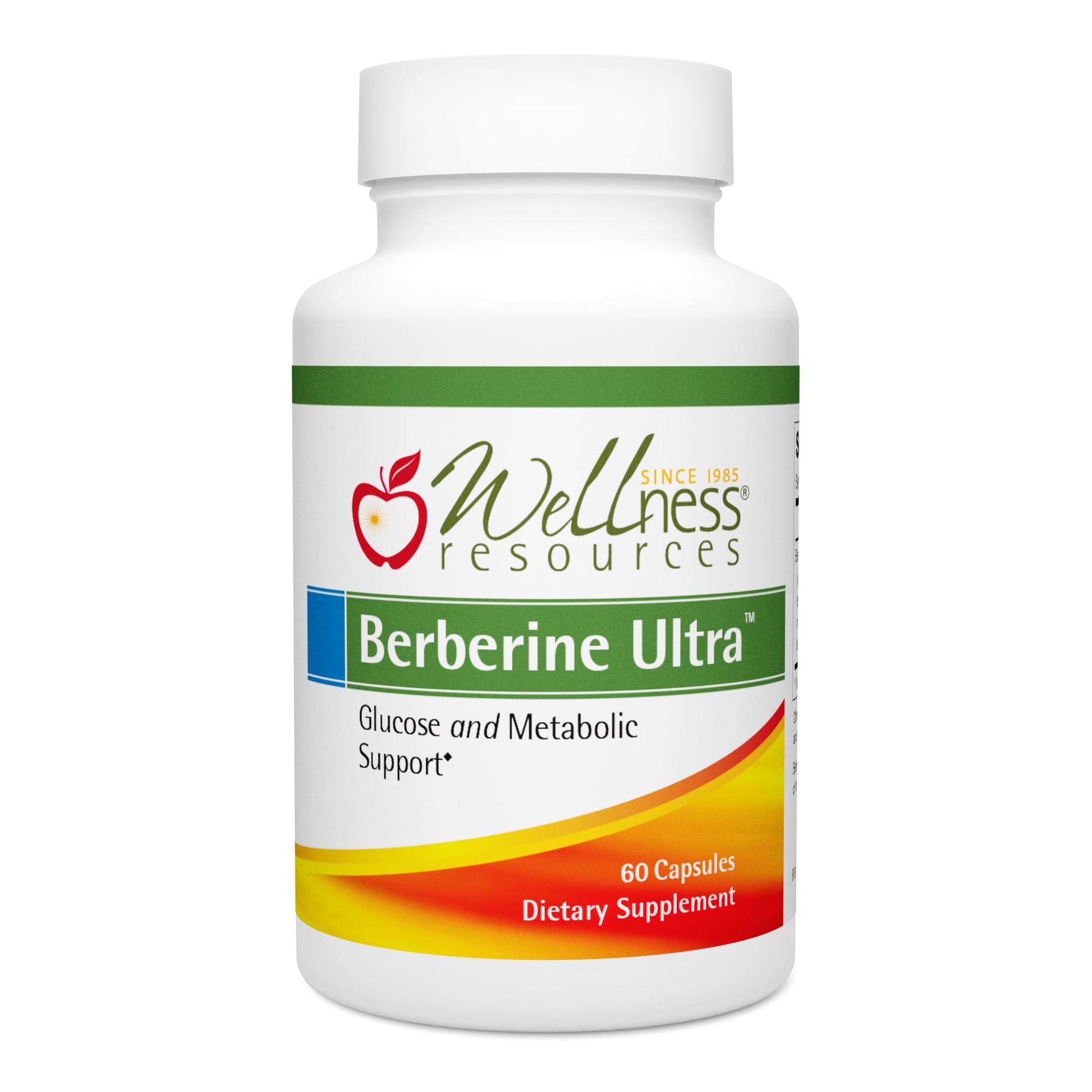 Wellness Resources Berberine Ultra - Advanced Absorption Berberine Phytosome (550mg, 60 Veggie Capsules) - Medaid International