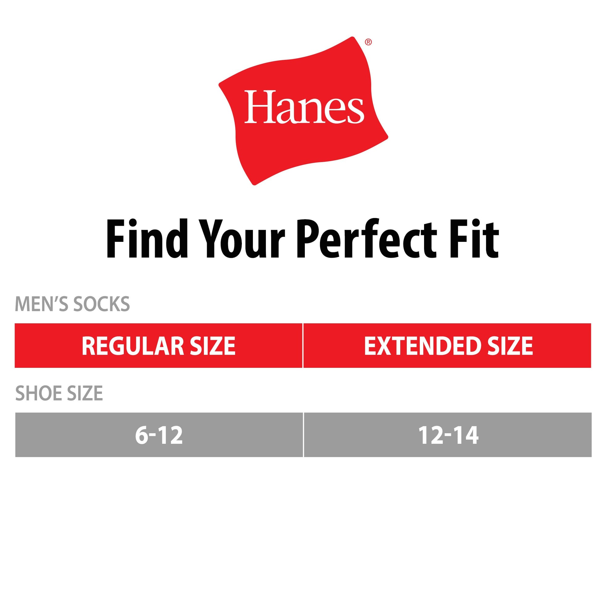Hanes mens Double Tough Crew Socks, 12-Pair Pack fashion liner socks, White/ Grey Foot Bottom, 12-14 US - Medaid International