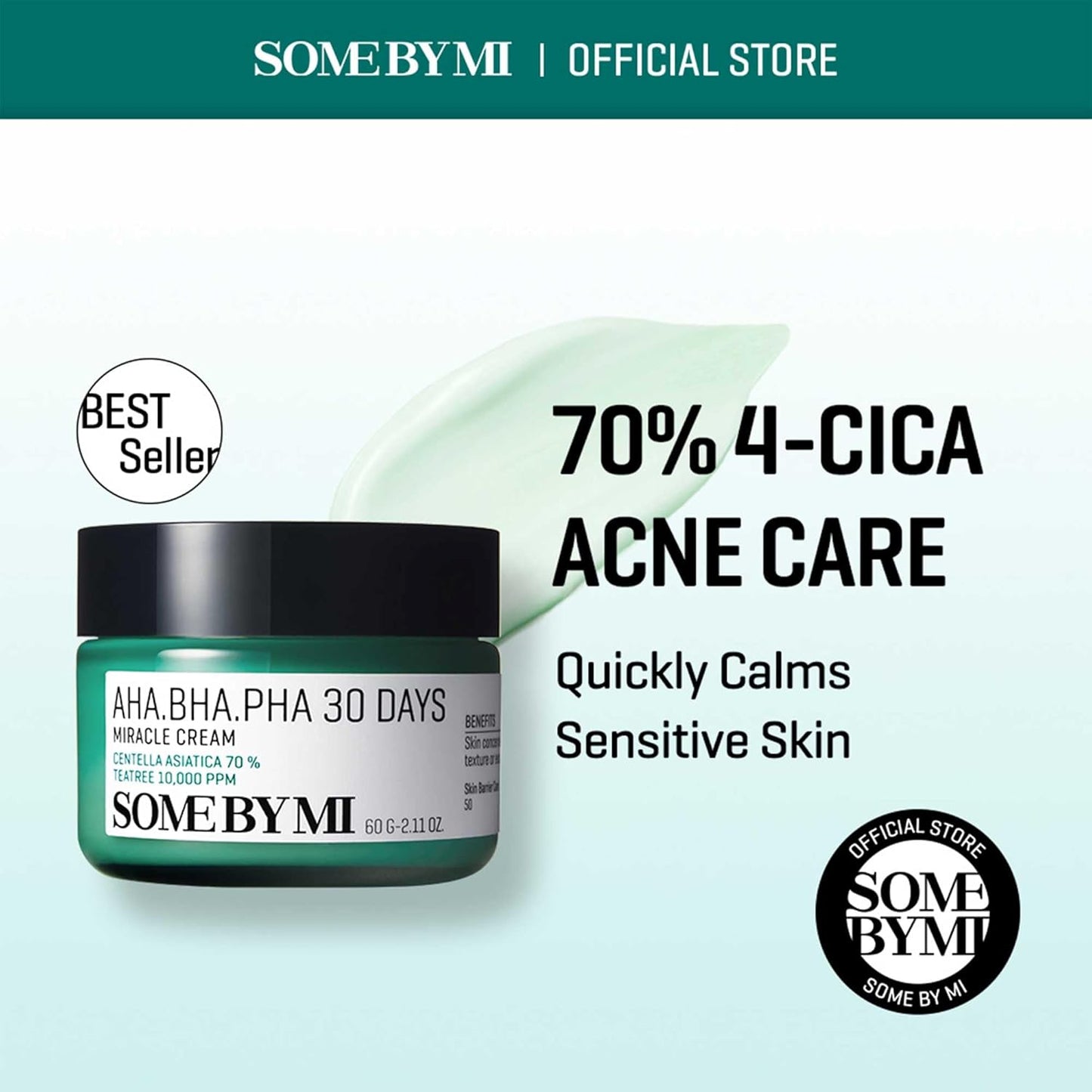 Some By Mi Aha Baha Pha 30 days Miracle  cream green 60 gram