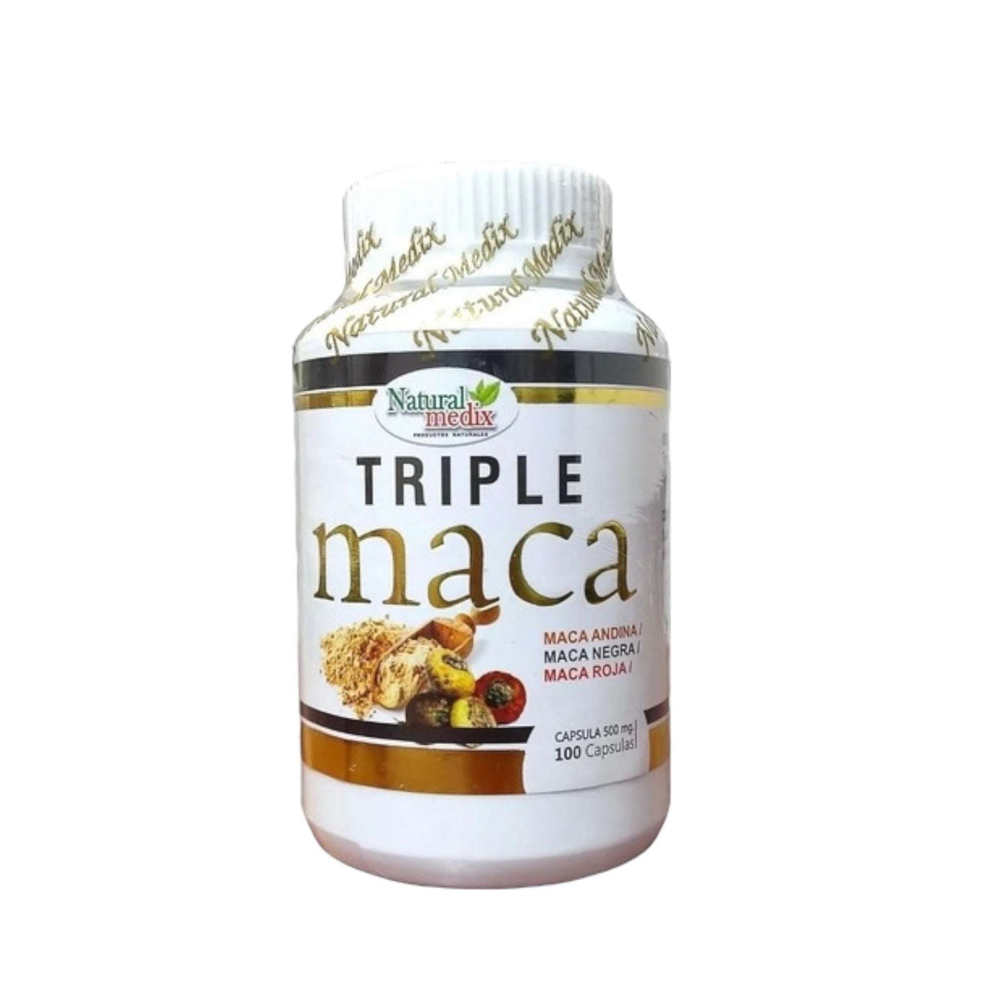 Natural medix Premium Triple Maca Black, Red, and Yellow Maca– Vitality & Endurance Support – 100% Natural Supplement - Medaid International