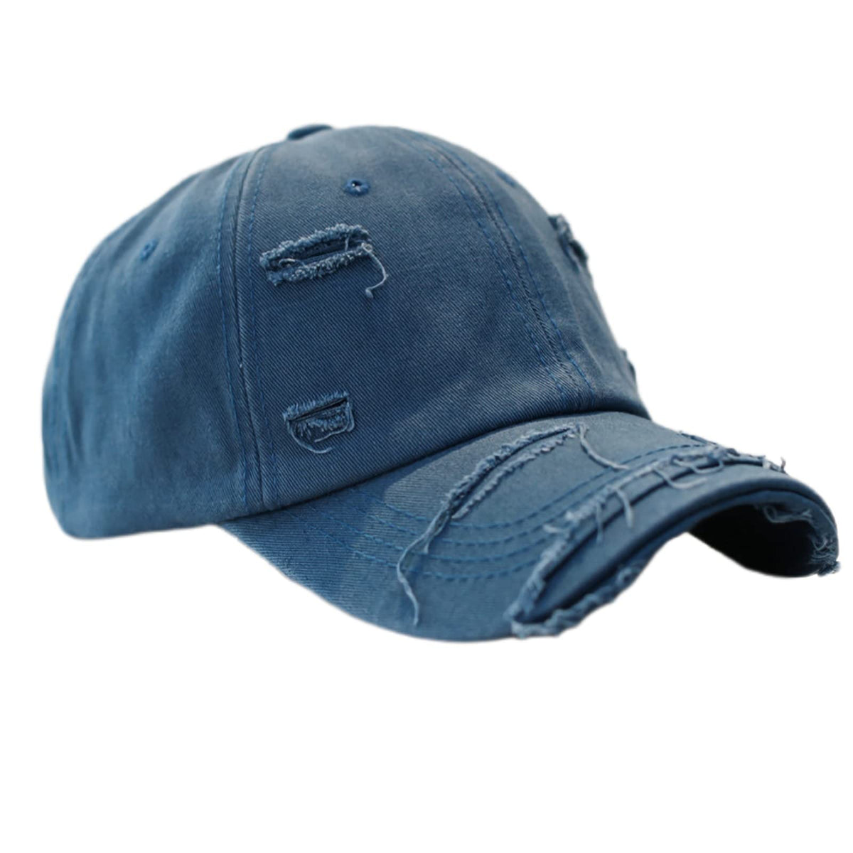 KASTWAVE Vintage Distressed Hat (Blue)