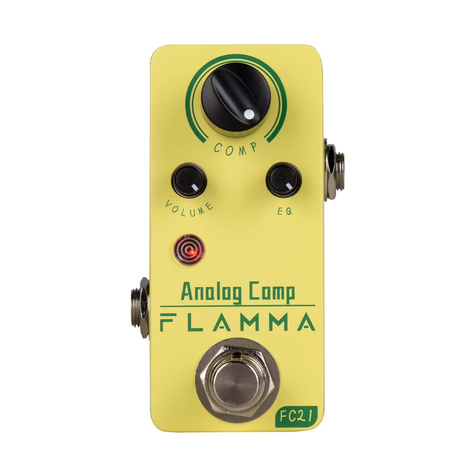 FLAMMA FC21 Compressor Pedal Electric Guitar Effects Pedal Classic Optical Compressing Effect True Bypass - Medaid International