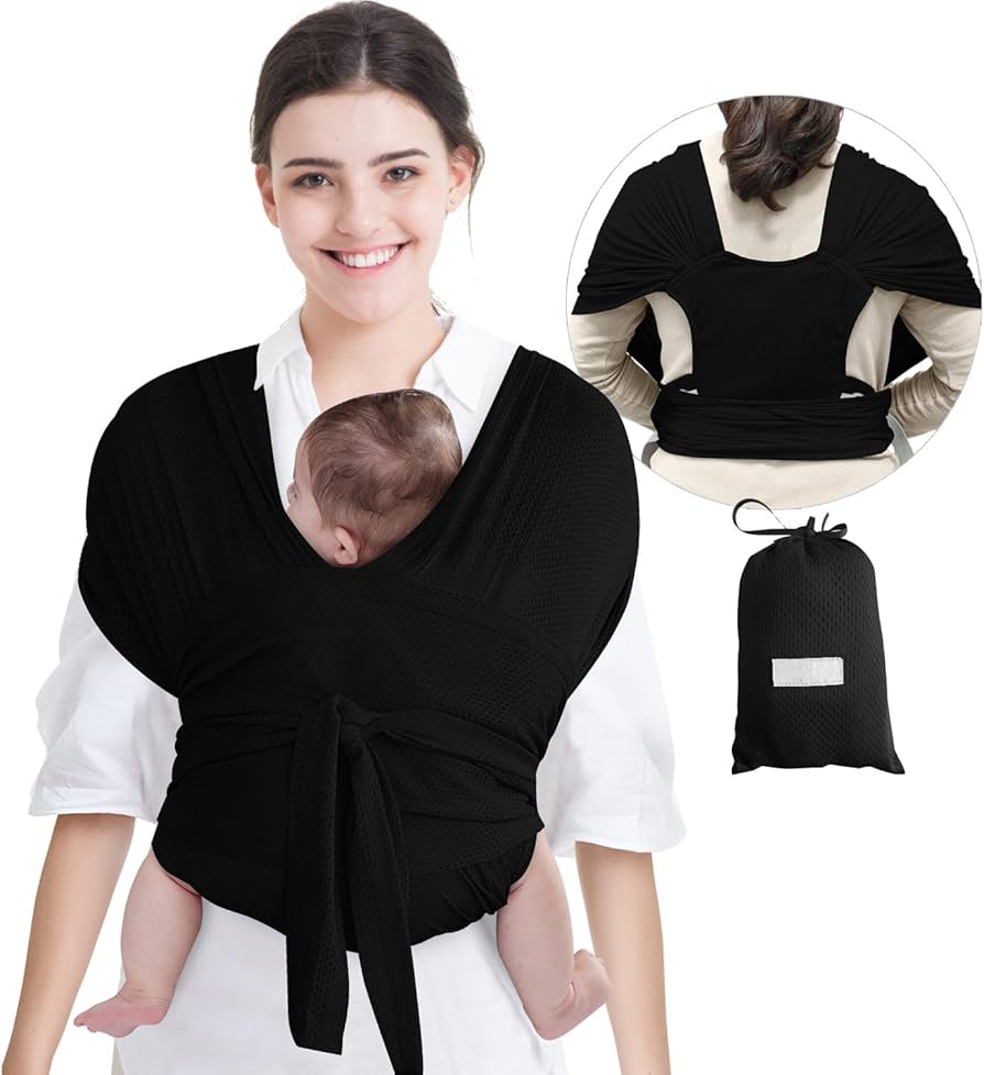 Jane - Cocoon Easy To Use Comfortable Baby Sling - Black