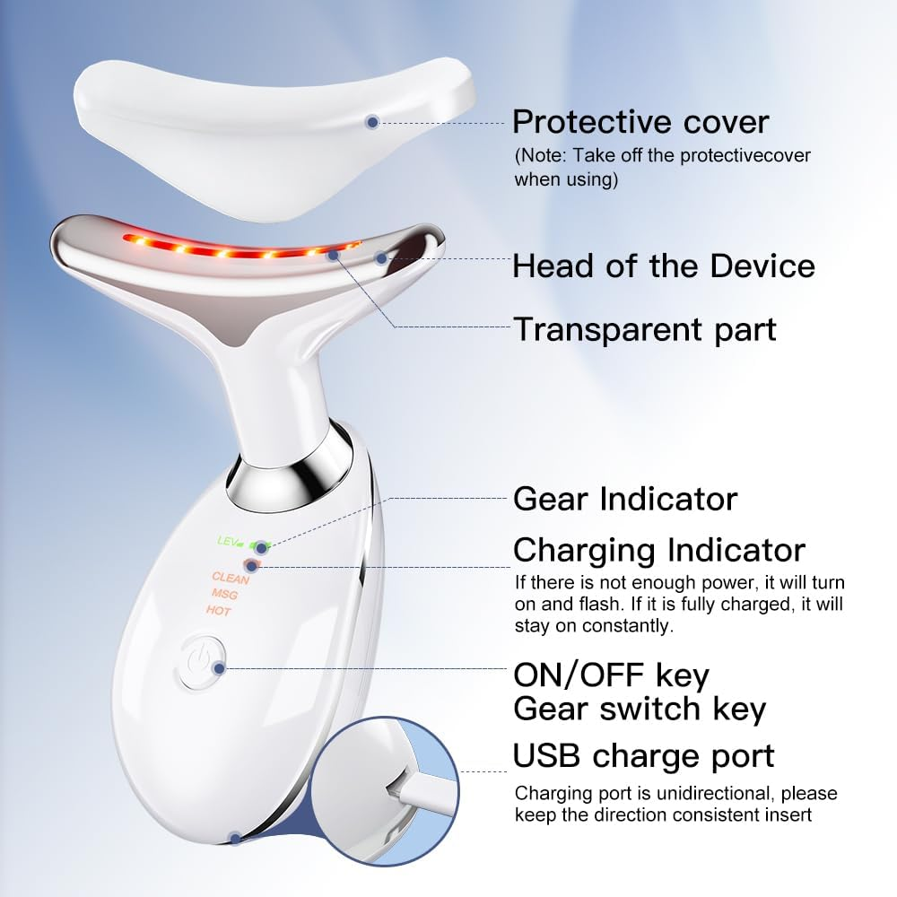 3 in 1 Vibration Face & Neck Massager ‚Äì Triple-Action Anti-Wrinkle Device for Skin Tightening, Lifting & Smoothing - Medaid International