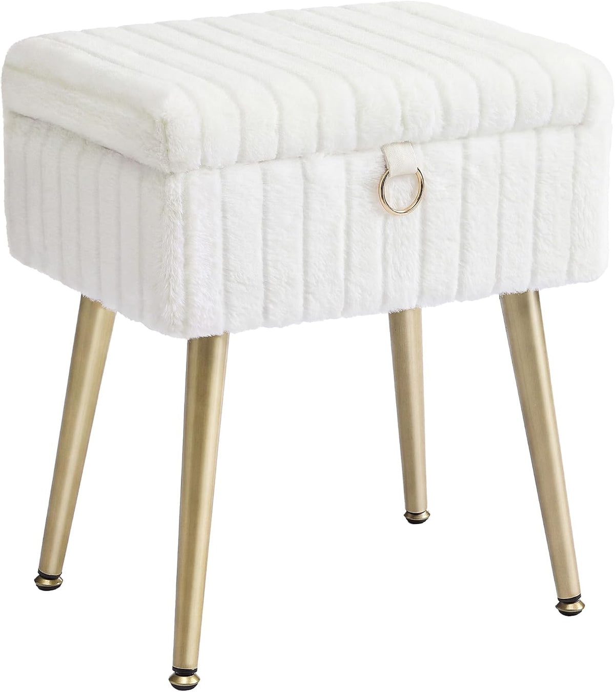 SONGMICS Vanity Stool Makeup Bench with Space (LOM505WZ02)