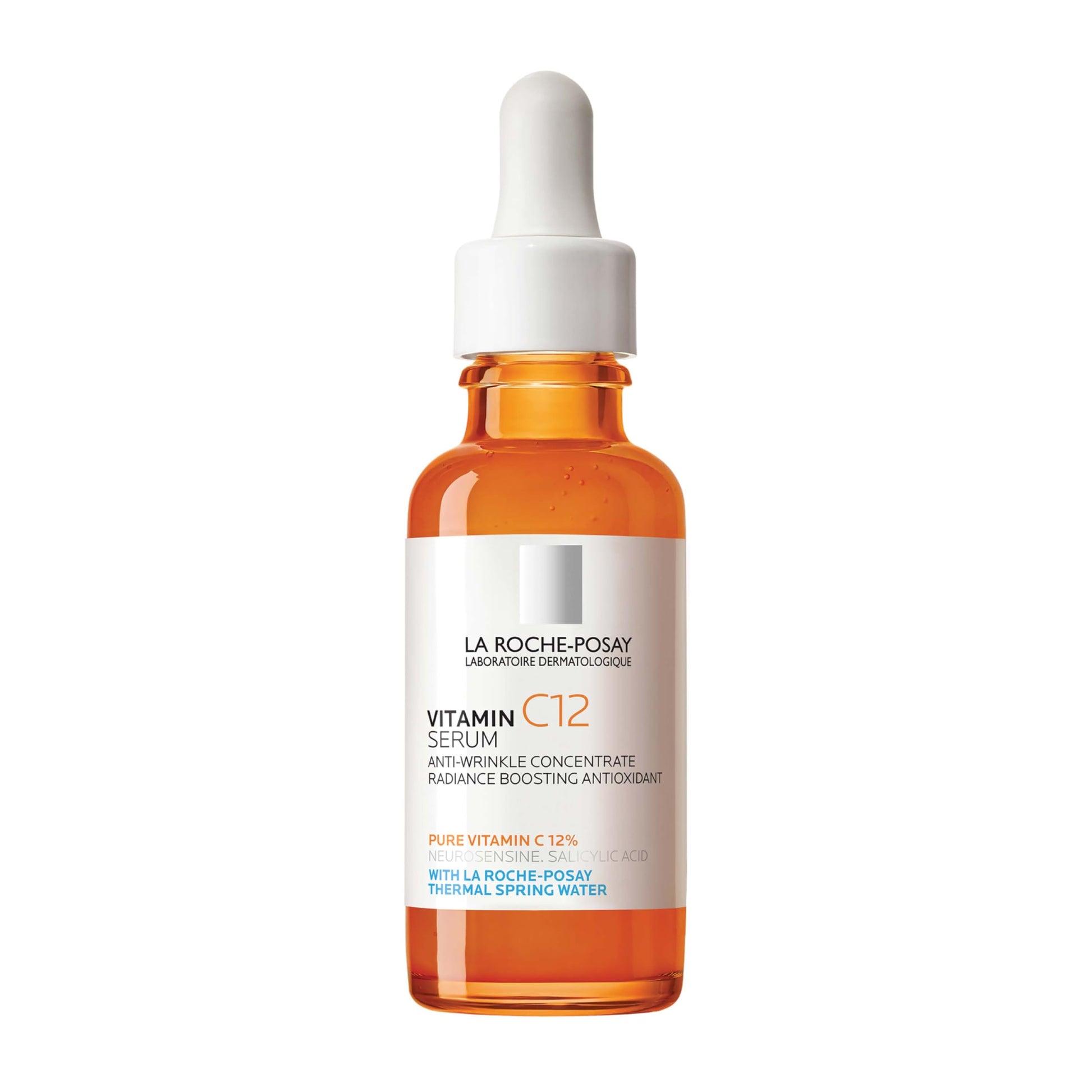 La Roche-Posay Pure Vitamin C Serum For Face With Hyaluronic Acid & Salicylic Acid, Hydrating & Brightening Serum, Boost Radiance & Reduce Wrinkles, Paraben Free - Medaid International