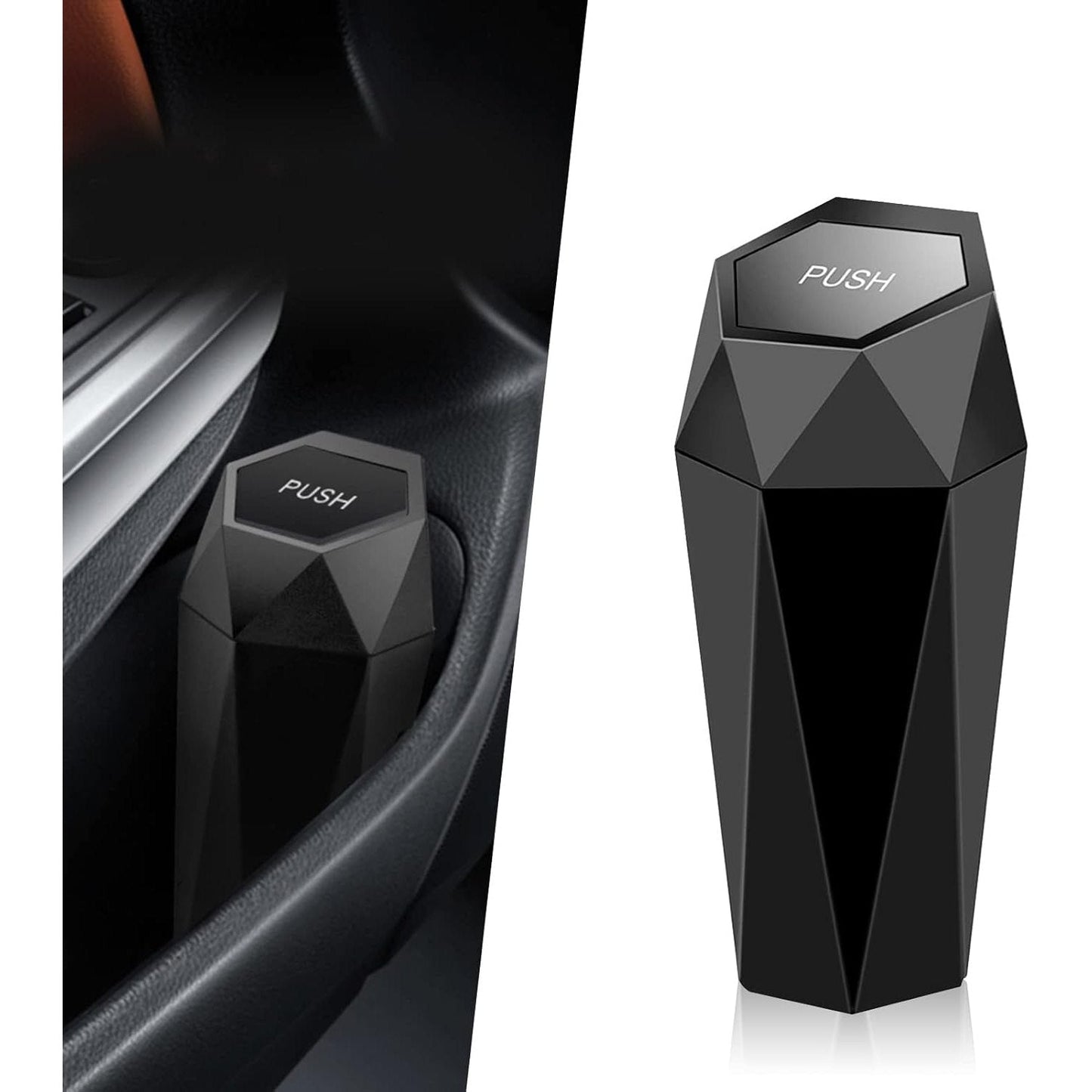 Diamond Car Trash Can