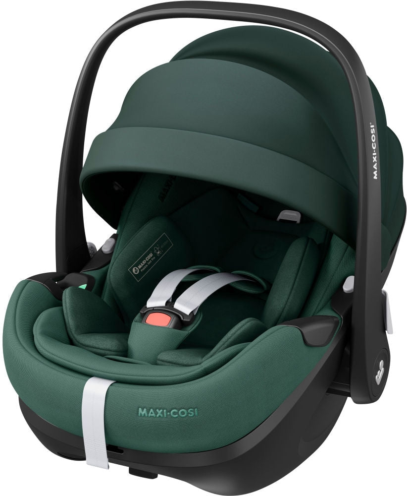 Maxi-Cosi - Plaza+ (Essential Green) - 3pcs Bundle Plaza+ - Stroller&Carrycot Pro Car Seat - FamilyFix 360 Pro Base. - Travel System