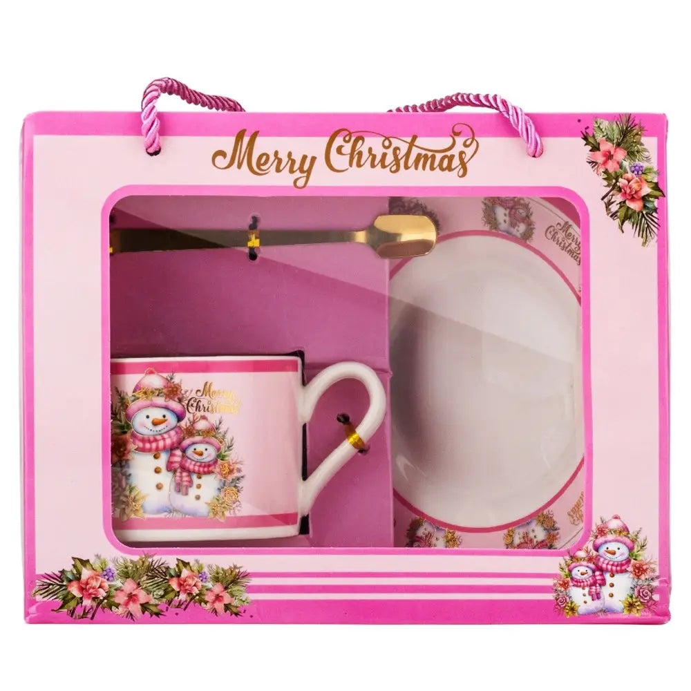 Funny snowmen Ceramic Mug with spoon Lebanon