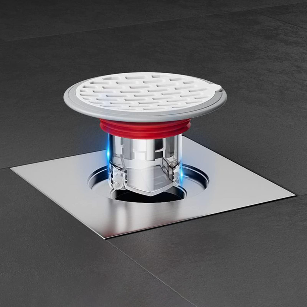 TERRIFI 2 PCS Shower Floor Drain Backflow Preventer, Sewer Core Anti-Odor Plug, Drain Backflow Preventer Shower Drain Cover Stopper, Suitable for Kitchen Bathroom Laundry (38-44mm/ 1.5-1.73 in)