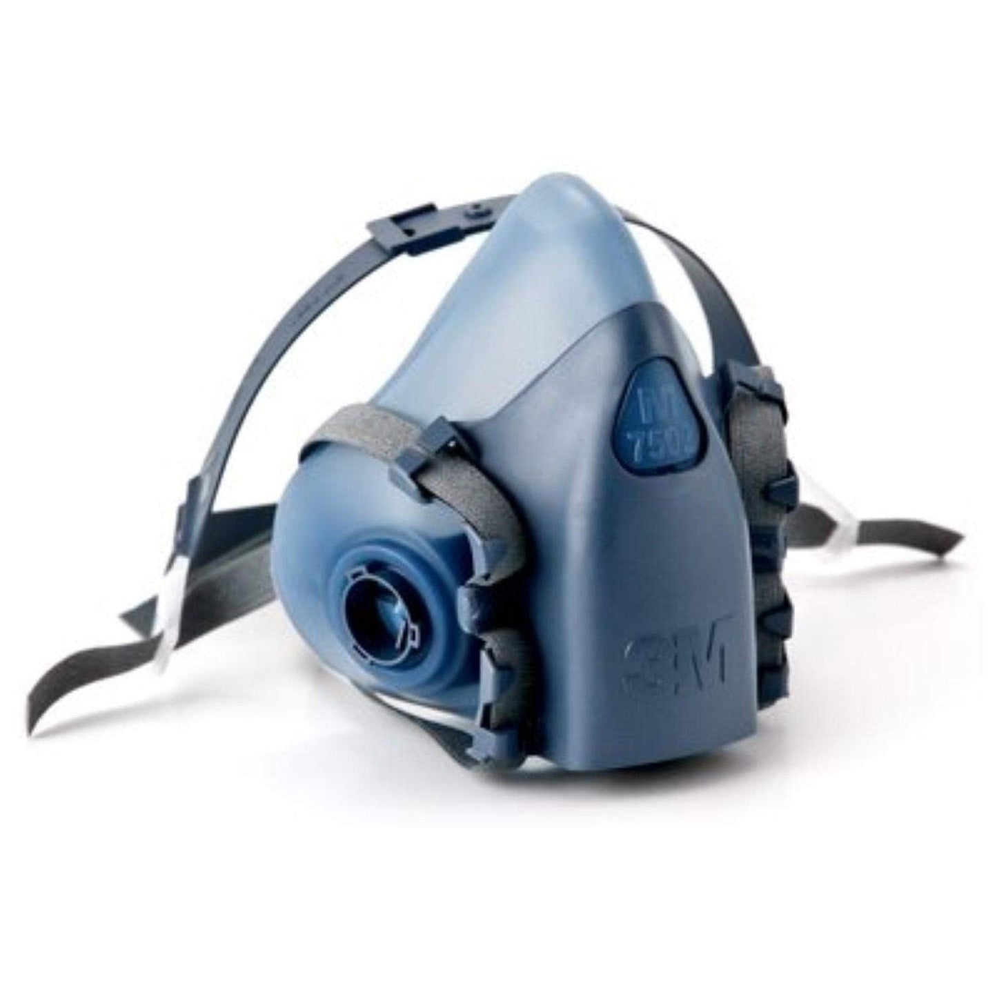 Dust masks and respirators from 3M, blue color - M size