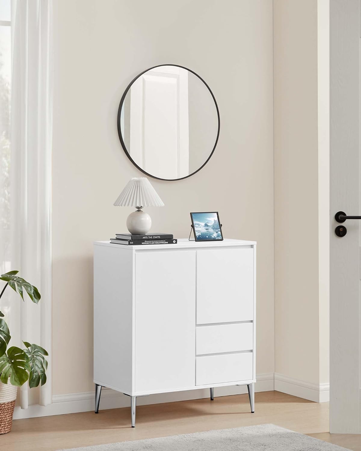 VASAGLE Sideboard, Storage Cabinet BBK243W01