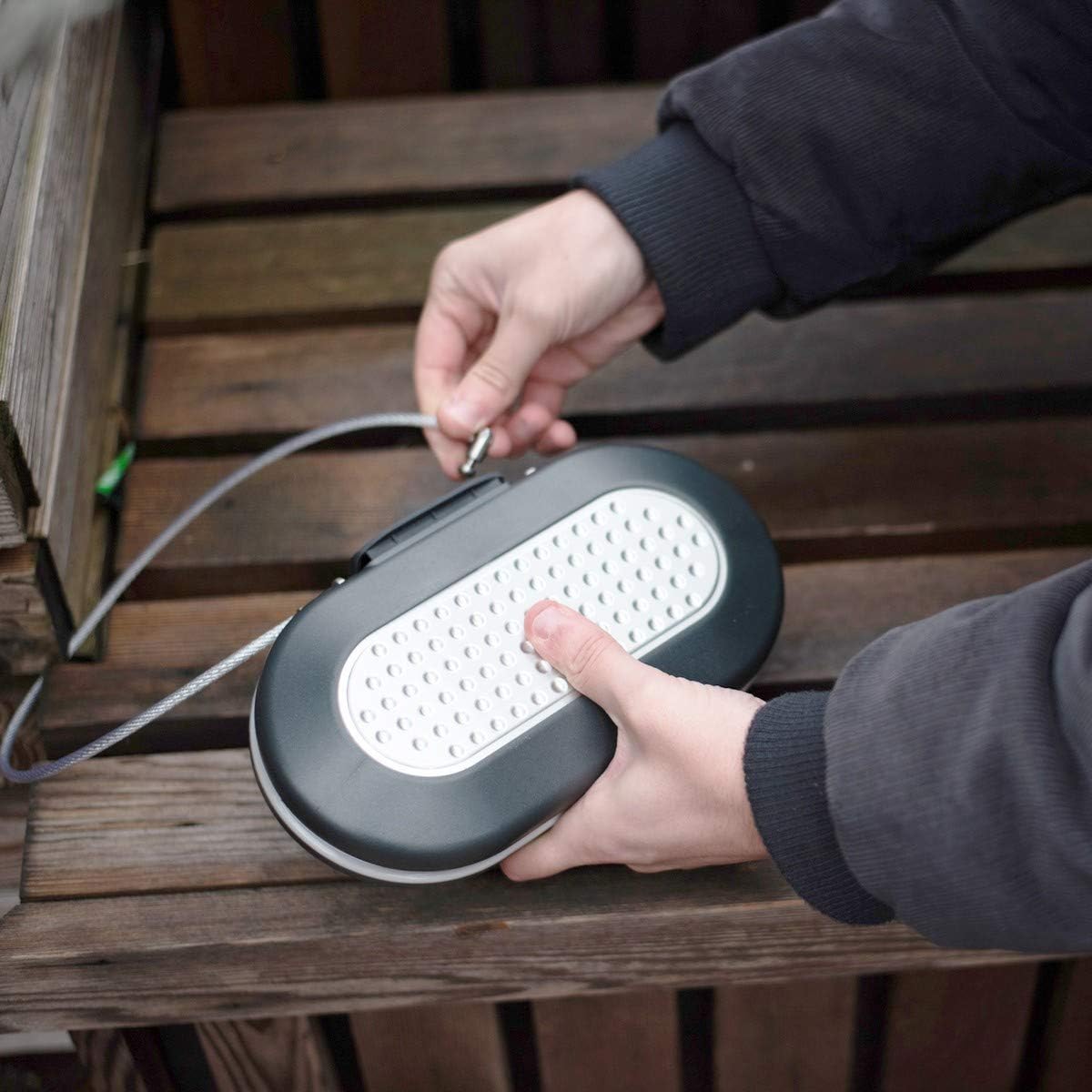 MASTER LOCK Mini Portable Safe With Cable] [Combination] [Black] 5900EURD - Keep your belongings safe when you are on the go