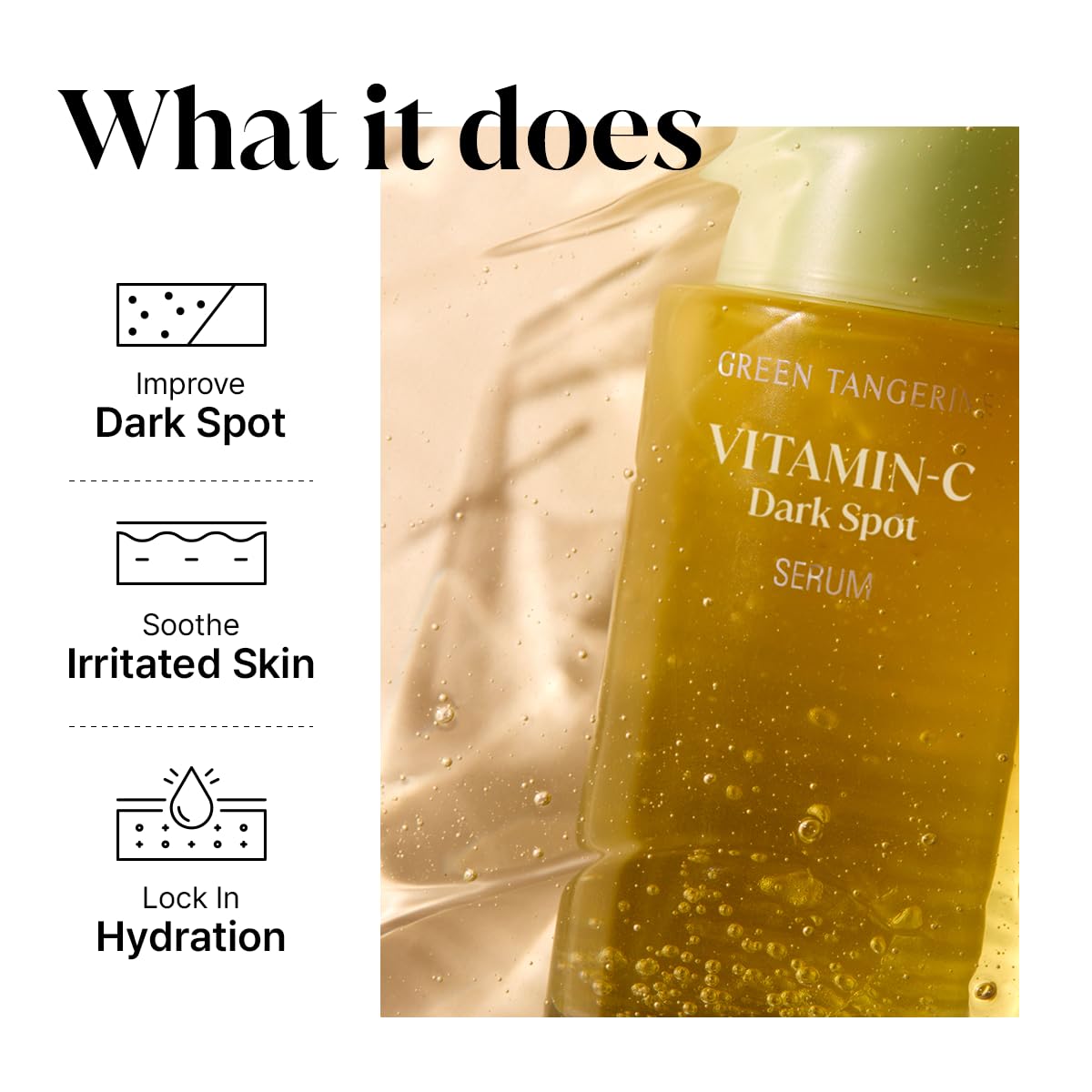 GOODAL Green Tangerine Vitamin C Serum, Korean Skin Care - Advanced Version 1.02 fl oz - Medaid International