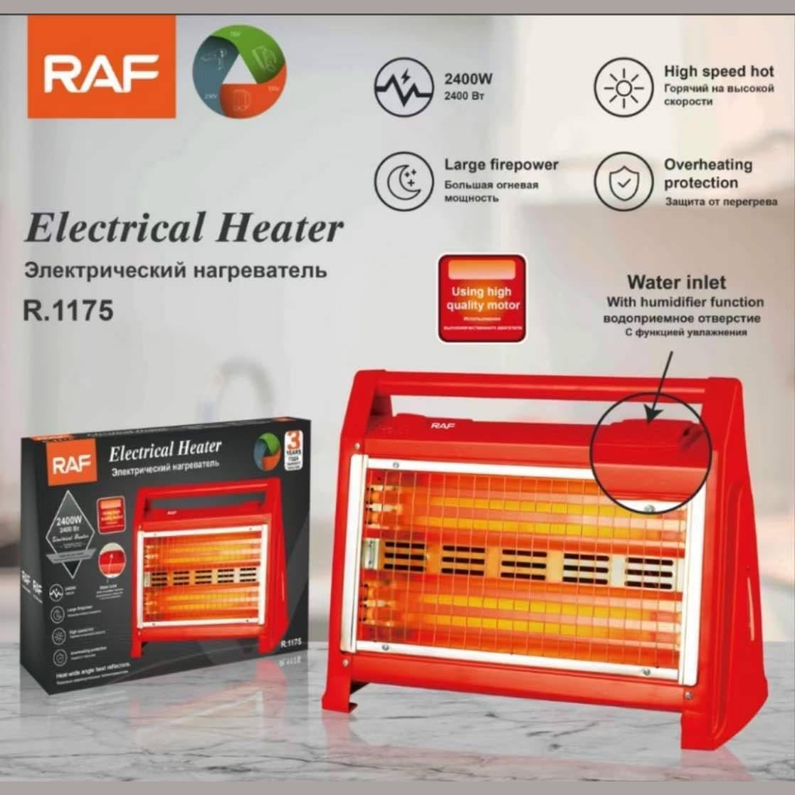RAF Electric Heater 2400 Watt R1175