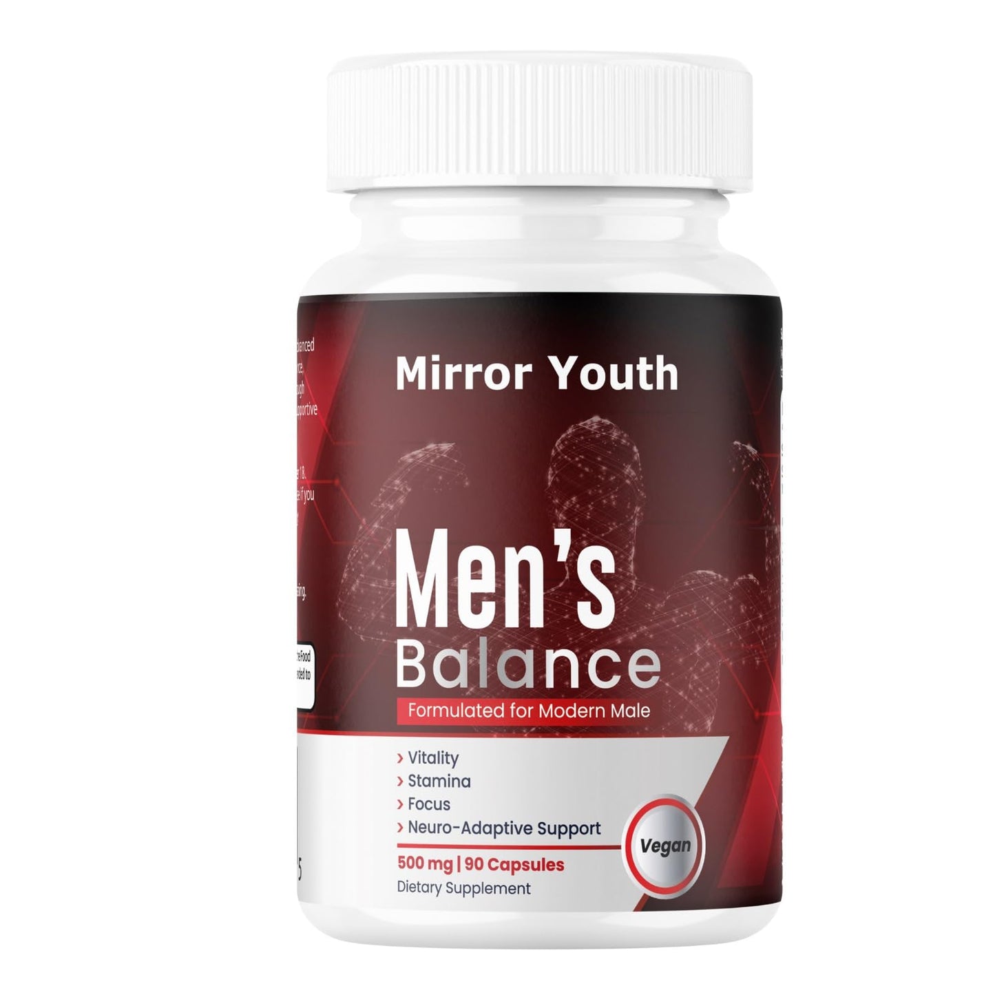 Mirror Youth Cistanche Tubulosa 400mg Men's Performance Supplement - Natural Vitality Energy Support with L-Citrulline, Black Maca, Ashwagandha, Pomegranate Herbal Complex - Medaid International
