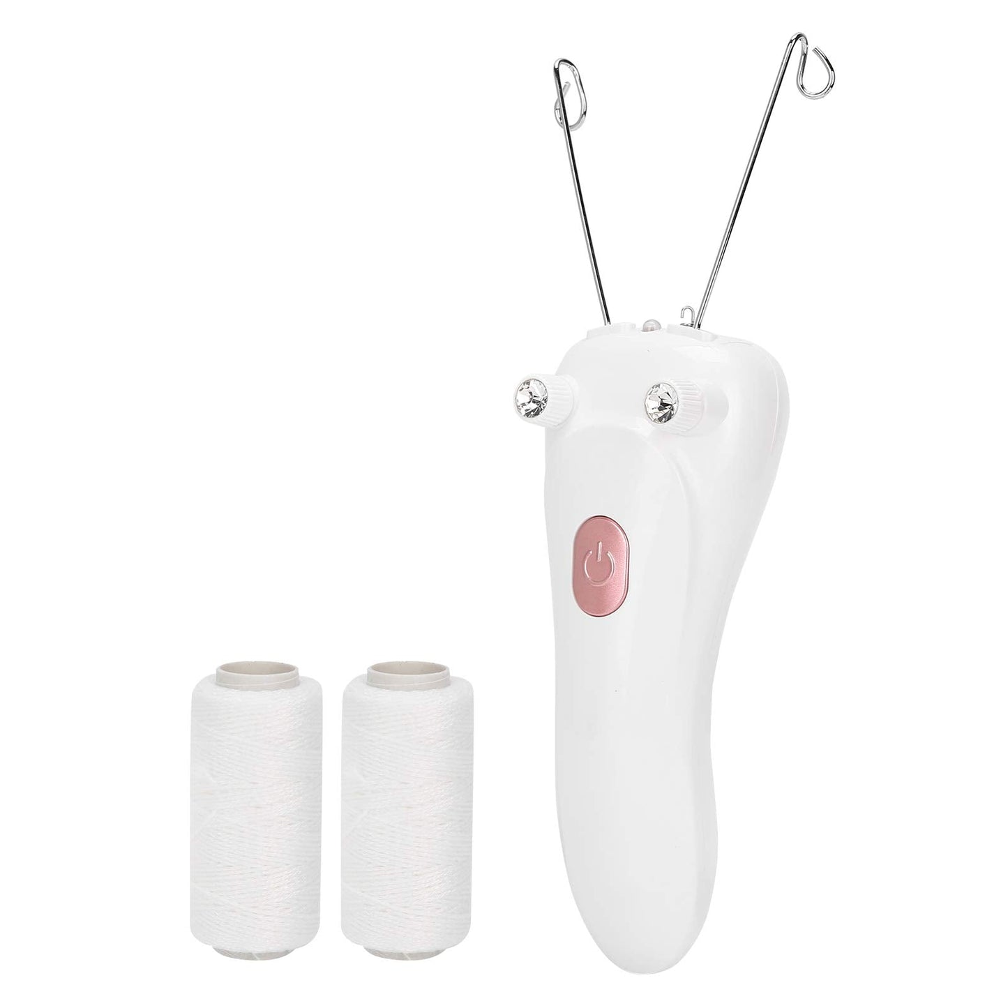 Ladies Facial Hair Remover Electric Women's Beauty Epilator, Cordless Electric Facial Threading Hair Removal for Women, Rechargeable Face Hair Remover Cotton Thread Epilator Body Hair Removal Device - Medaid International