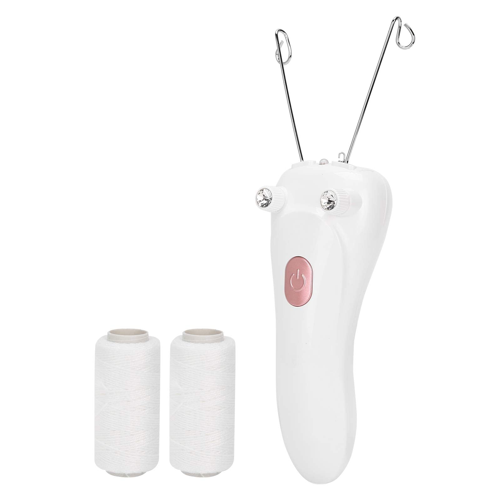 Ladies Facial Hair Remover Electric Women's Beauty Epilator, Cordless Electric Facial Threading Hair Removal for Women, Rechargeable Face Hair Remover Cotton Thread Epilator Body Hair Removal Device - Medaid International