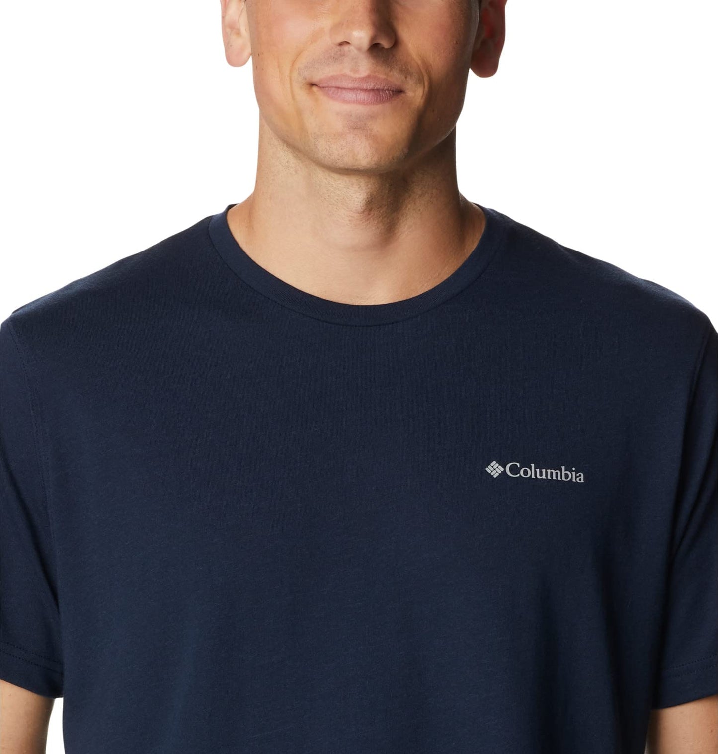 Columbia Mens Thistletown Hills Short Sleeve T-Shirt, Collegiate Navy Heather, Medium - Medaid International