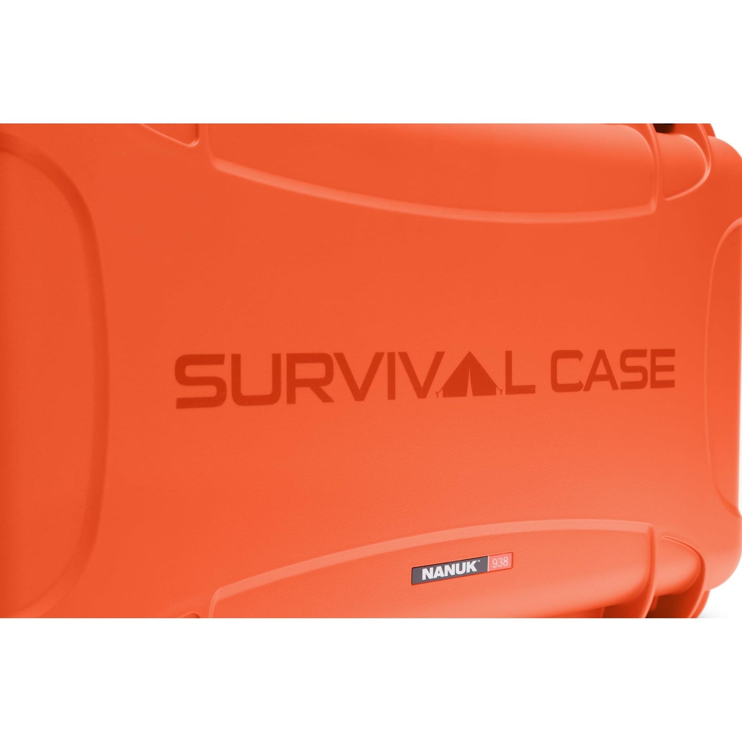 NANUK 938 Survival Gear Storage Case w/Wheels-for Preppers, Survivalist, First Aid and Emergencies - Waterproof, Dustproof, and Impact Resistant-Empty (Orange)