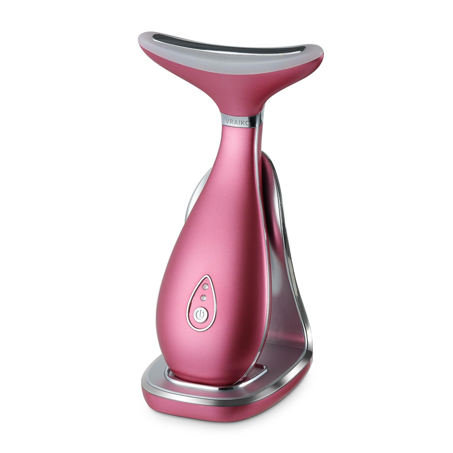 VRAIKO Lily Neck Face Massager, Face Sculpting Tool, 3-in-1 Facial Device with Thermal, Triple Action Care, for Enhanced Absorption Radiance Contouring Elasticity and Lymphatic Drainage (With Stand) - Medaid International