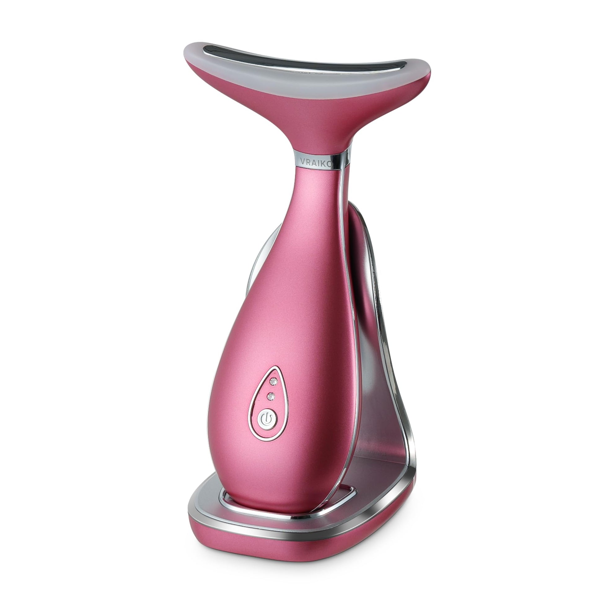 VRAIKO Lily Neck Face Massager, Face Sculpting Tool, 3-in-1 Facial Device with Thermal, Triple Action Care, for Enhanced Absorption Radiance Contouring Elasticity and Lymphatic Drainage (With Stand) - Medaid International