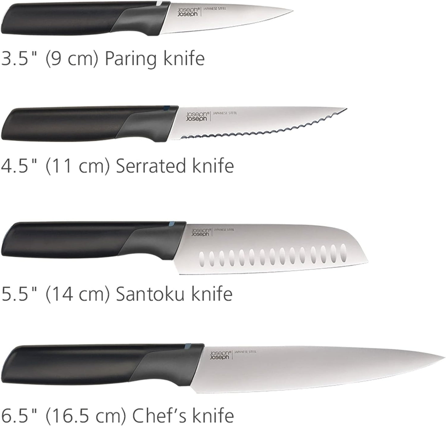 Joseph Joseph Folio Plus 8-piece Knife & Chopping Board Set