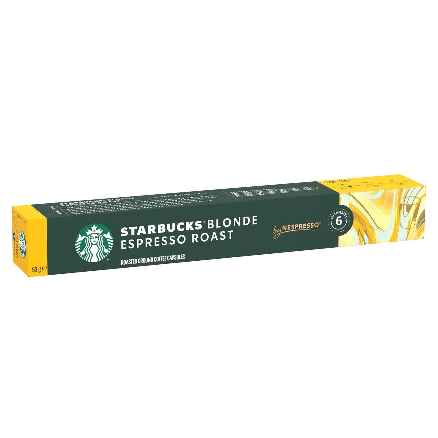 Starbucks - Blonde Espresso Roast by Nespresso - 10 Capsules
