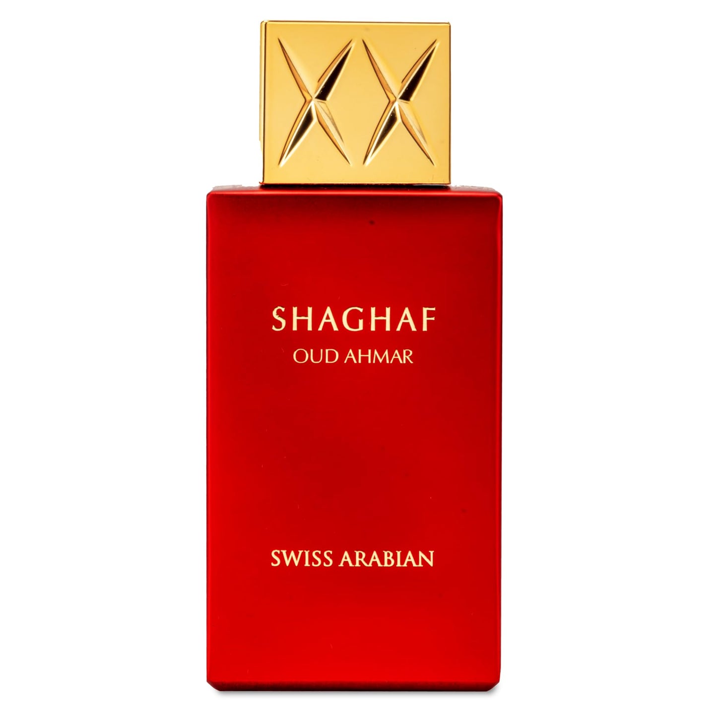 Swiss Arabian Shaghaf Oud Ahmar - Luxury Products From Dubai - Long Lasting And Addictive Personal EDP Spray Fragrance - Seductive, Signature Aroma - The Luxurious Scent Of Arabia - 2.5 oz - Medaid International