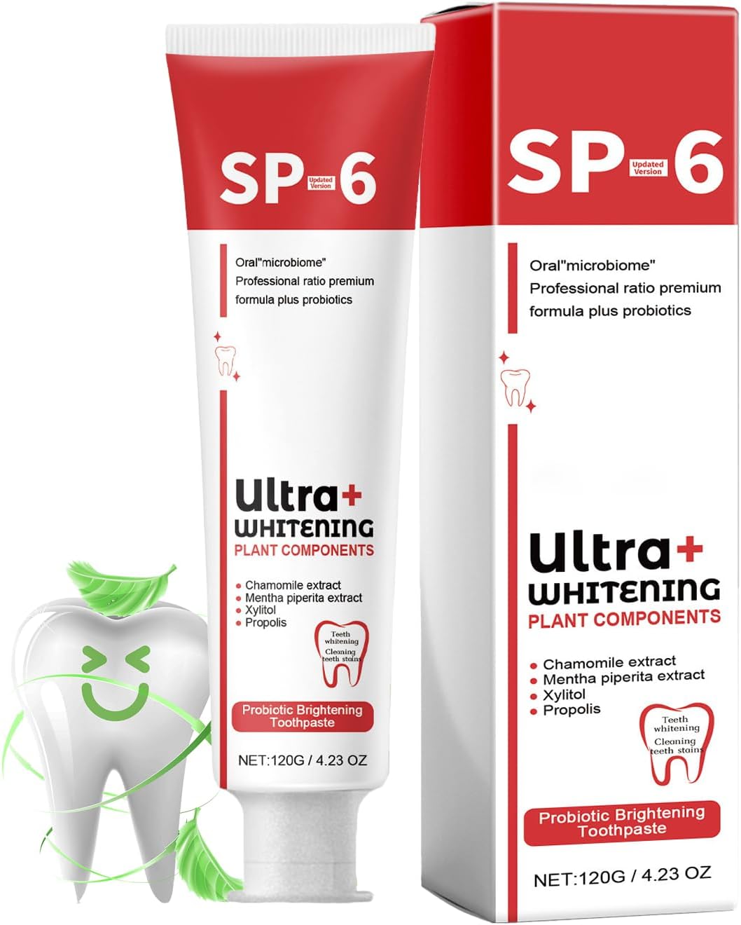 SP-6 Toothpaste Ultra Whitening معجون أسنان SP-6 فائق التبييض
