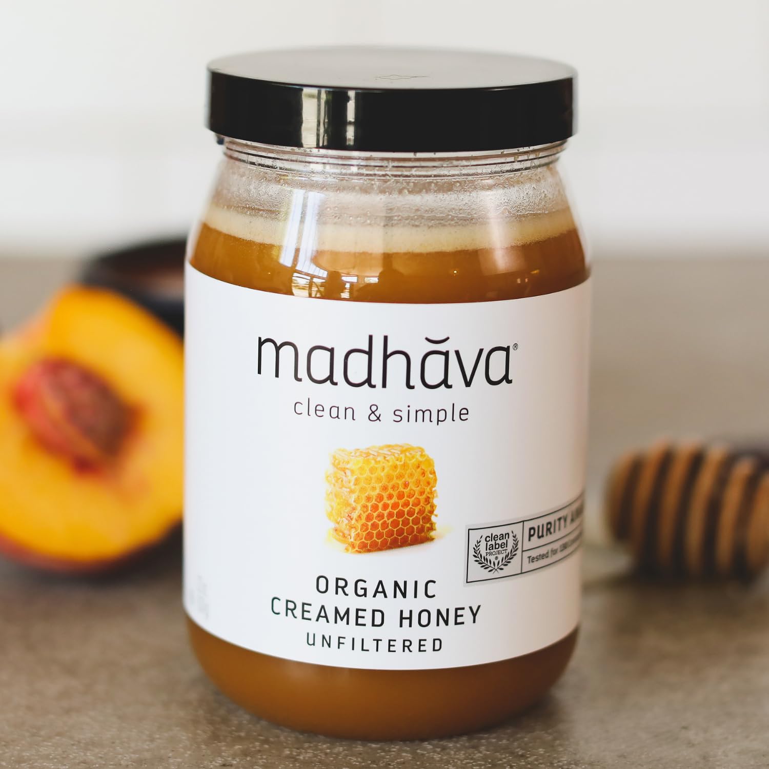Madhava Natural Sweeteners Organic Honey, 22-Ounce - Packaging May Vary - Medaid International