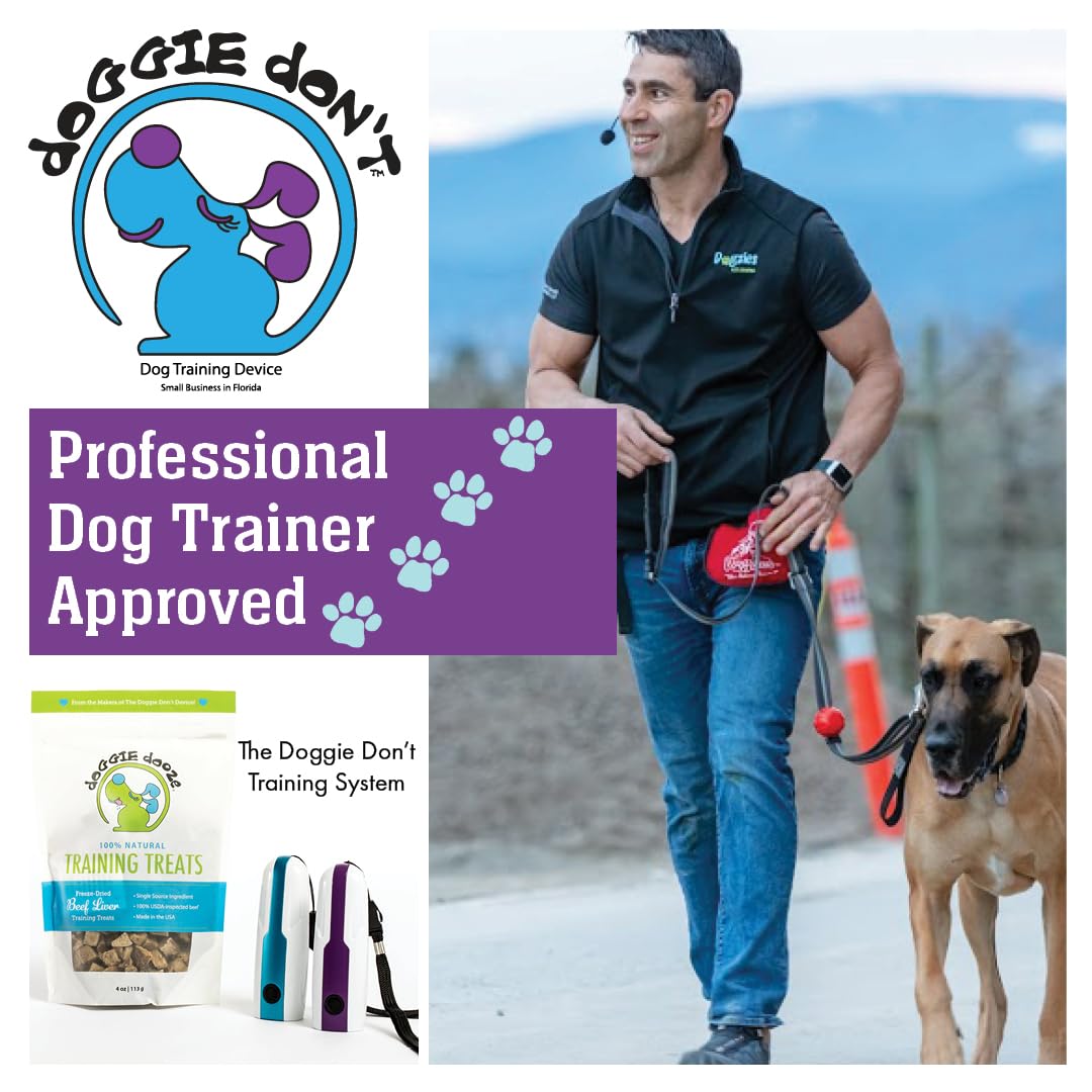 Doggie Don't Dog Behavior Correction Device - Anti Barking Device for Dogs, No Shocking - Sound only, Rechargeable Electronic Dog Clicker for Training and Stop Barking Device, Batteries Included - Medaid International