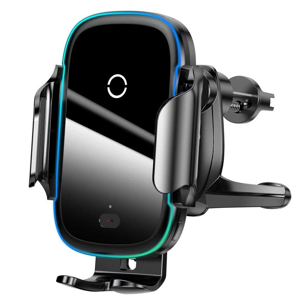 Baseus Light Electric Holder Wireless Charger(15W) - Black (UPSAN7100-0U) - Medaid International