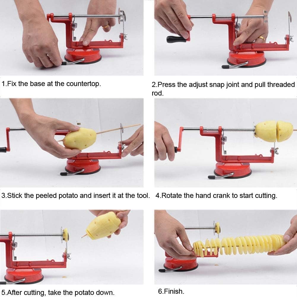 Potato Spiral Cutter Machine
