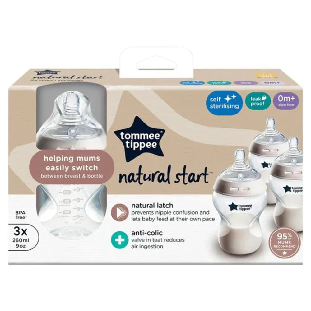 Natural Start Anti-Colic Baby Bottle (Pack of 3) - Medaid International