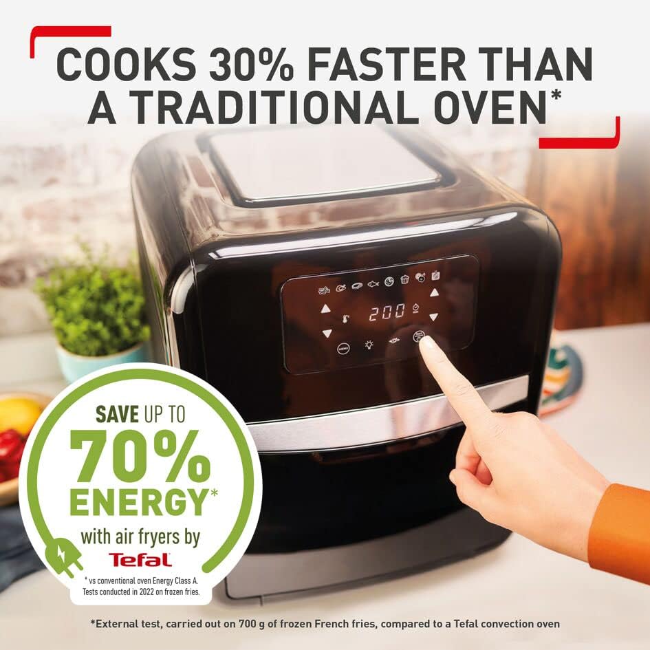 Tefal EasyFry 9 in 1 Oven, 9 functions, 11L capacity, Air fry, grill, roast, bake, dehydrate, FW501827
