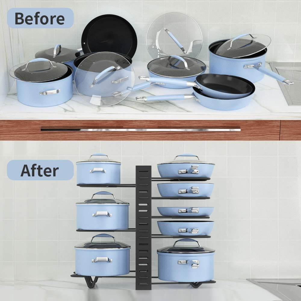 SpaceSaver Pan Rack 2-in-1