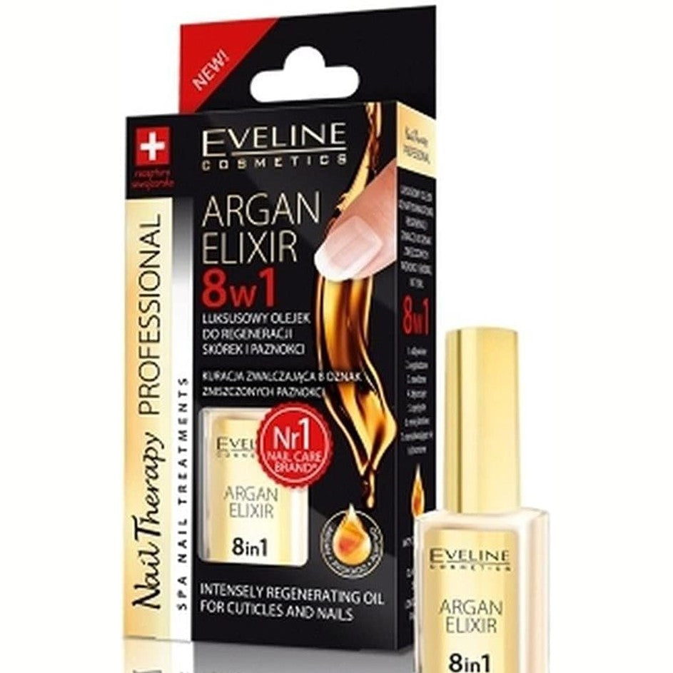 Eveline Nail Therapy Total Action 8 in 1 Intensive Nail Conditioner 12 ml Imported