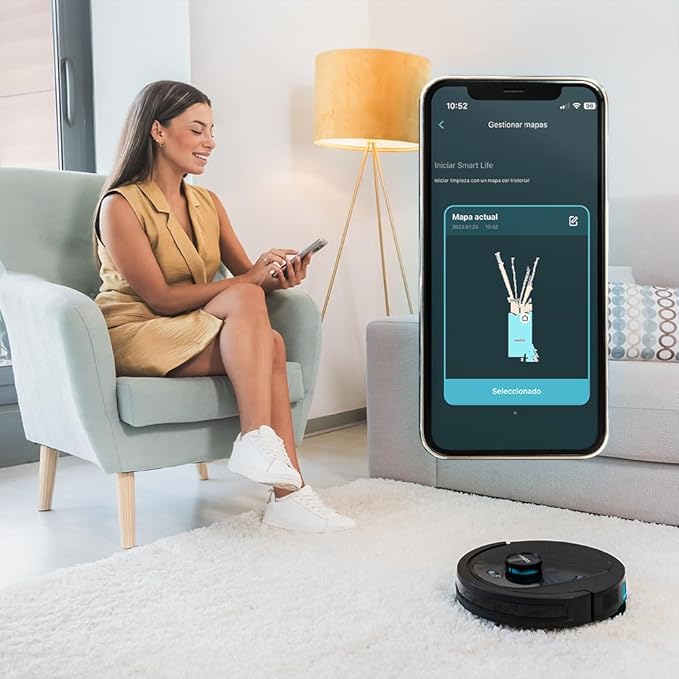 CECOTEC Robot Vacuum with laser navigation Conga 7490 Ultimate X-Treme wet&dry 4in1