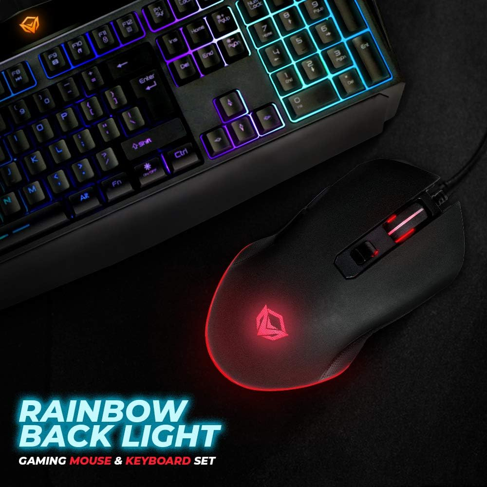 Backlit Gaming Keyboard and Mouse Combo Meetion C510 USB - Medaid International