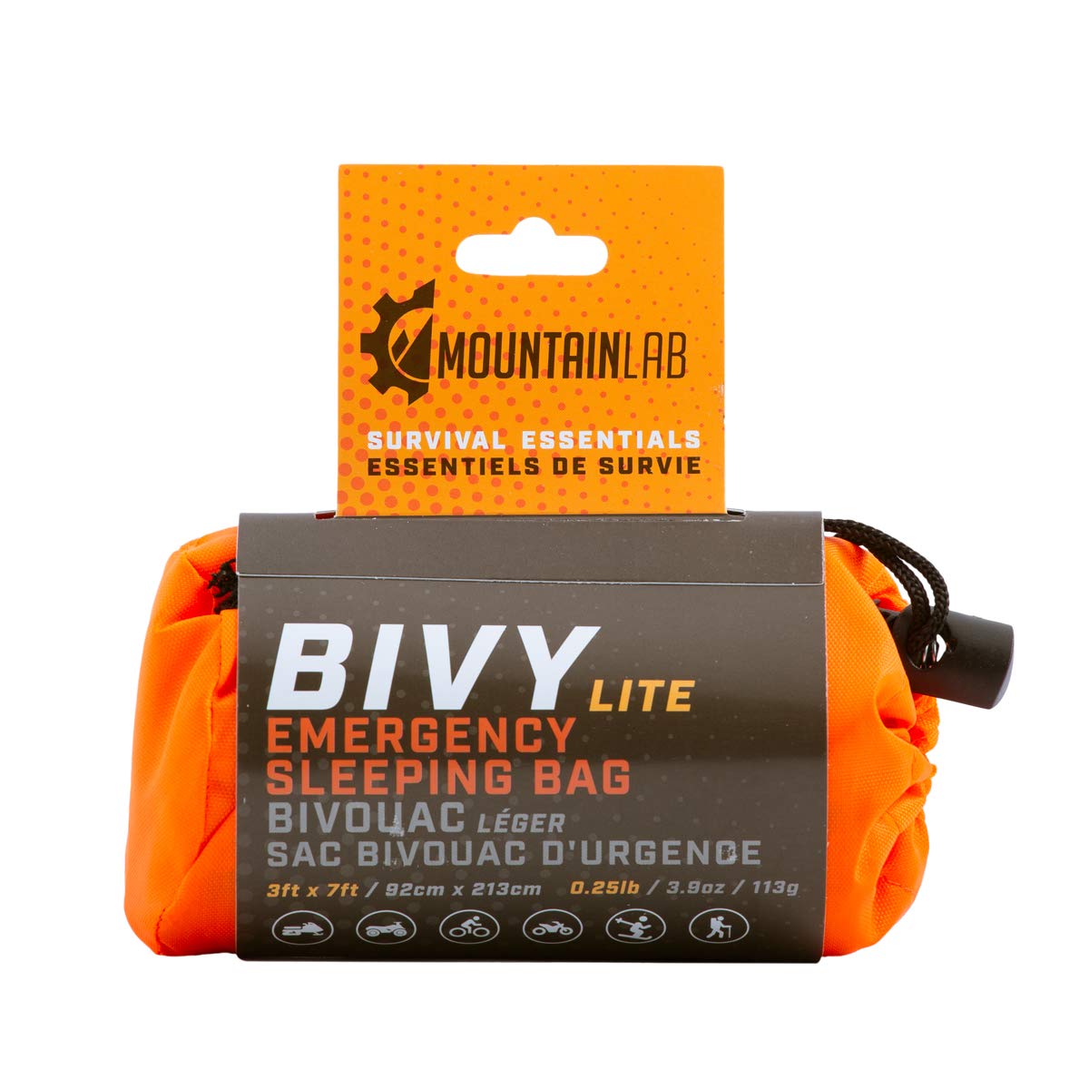 Mountain Lab Emergency Blanket – Lightweight, Ultra-Compact Survival Blanket for Outdoor Adventures – Heat Retaining, Water-Resistant