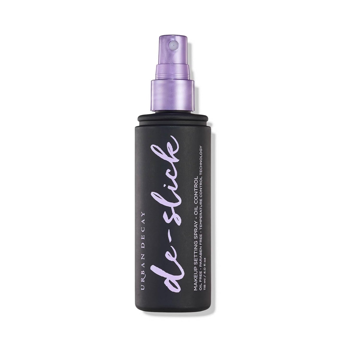 URBAN DECAY Urban Decay De-Slick Mattifying Makeup Setting Spray for Face, Waterproof, Smudge-proof, Oil & Shine Control, for Oily Combination Skin, Oil-free, Vegan, Cruelty-free-118ML