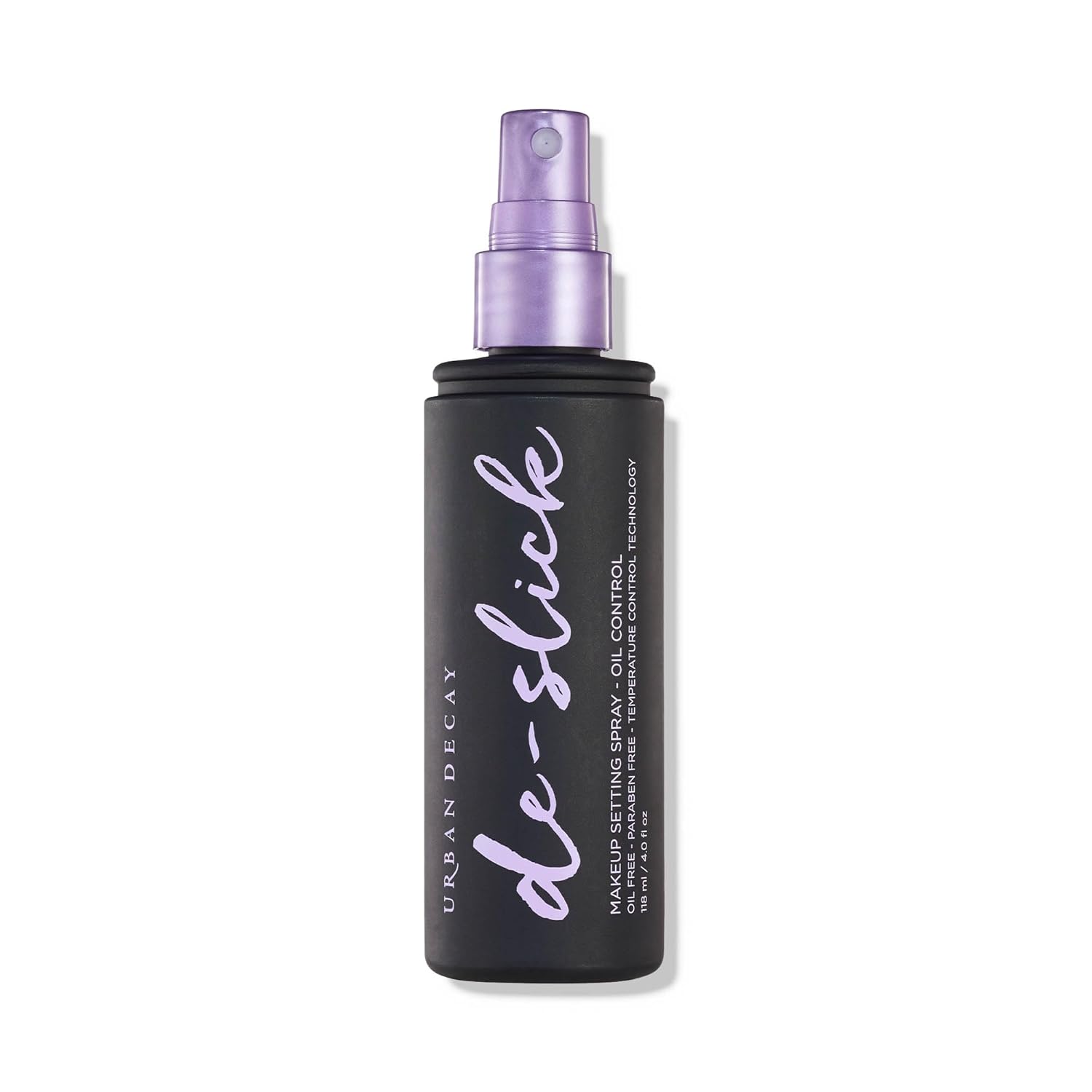 URBAN DECAY Urban Decay De-Slick Mattifying Makeup Setting Spray for Face, Waterproof, Smudge-proof, Oil & Shine Control, for Oily Combination Skin, Oil-free, Vegan, Cruelty-free-118ML