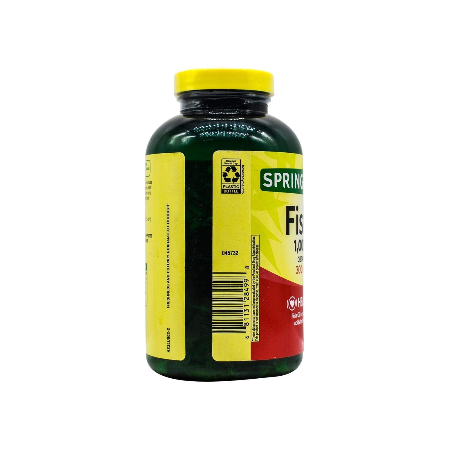 Spring Valley - Fish Oil 1000 mg, 300 Softgels - Medaid International