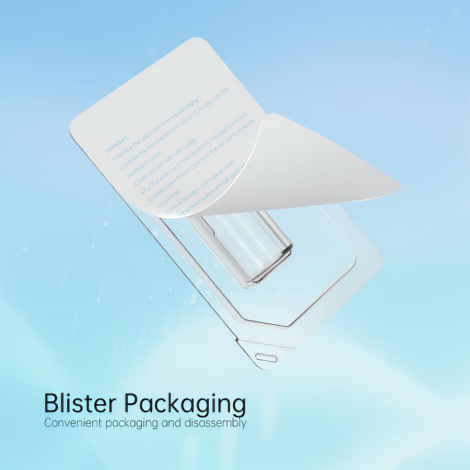 Serum Applicator Hydra Roller Derma Stamp Fine Touch Microneedling Roller Stamp 0.25mm (No Serum) - Medaid International