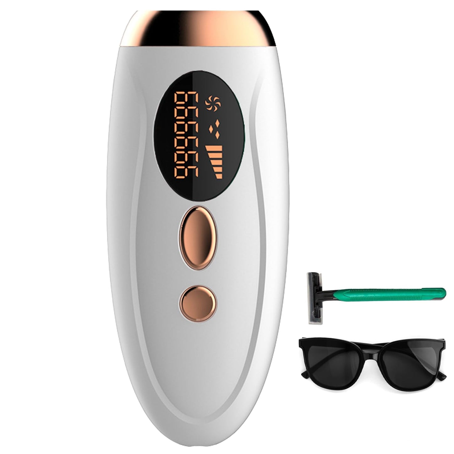 IPL Hair Removal,Laser Hair Removal At-Home for Women Men, 999,999 Flashes Permanent Hair Removal Device on Facial Legs Arms Bikini Line - Medaid International