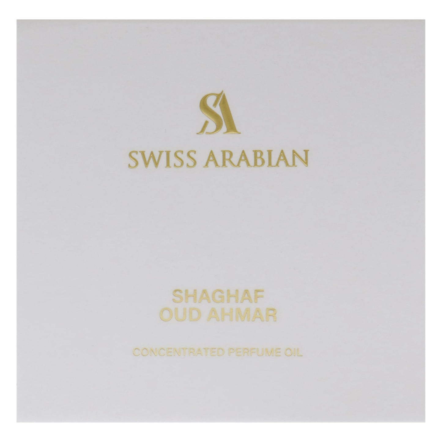 Swiss Arabian Shaghaf Oud Ahmar - Luxurious Concentrated Perfume Oil - Long Lasting Artisan Perfume with Notes of Iris, Amber, and Vanilla - 0.4 oz - Medaid International