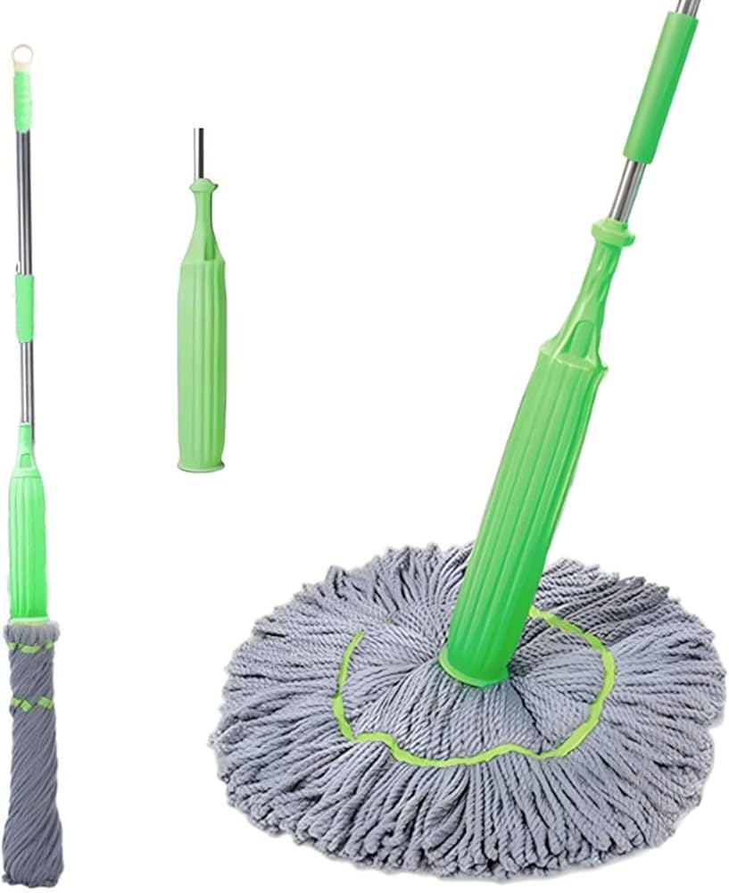2 in-1 Self-Twisting Water Rotating Mop ممسحة دوارة بالماء 2 في 1